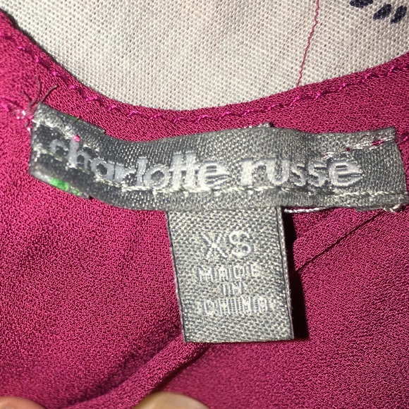Pink blouse fro Charlotte Russe - Picture 3 of 4